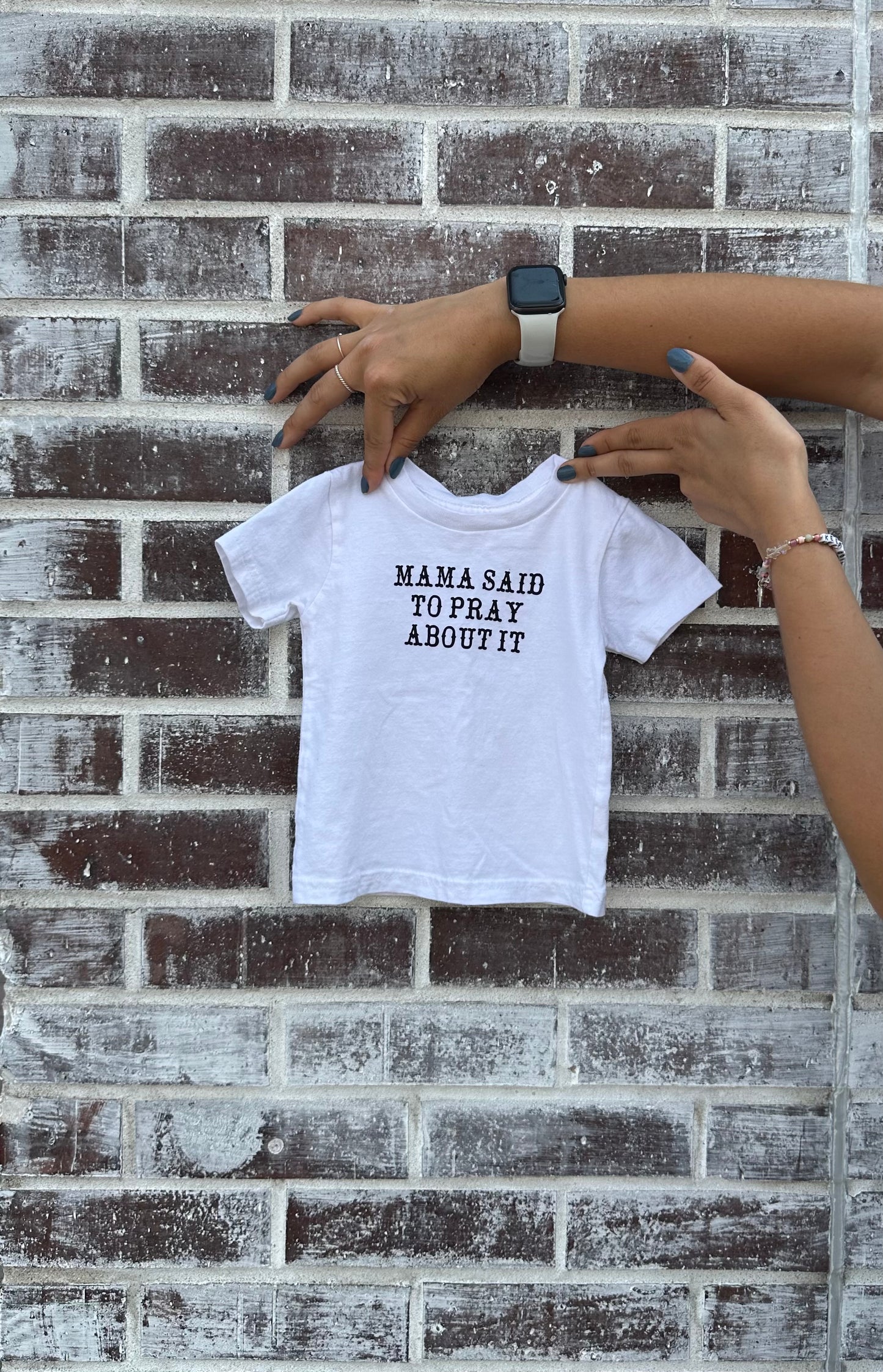 Mama Said Pray About It Kid's Tee